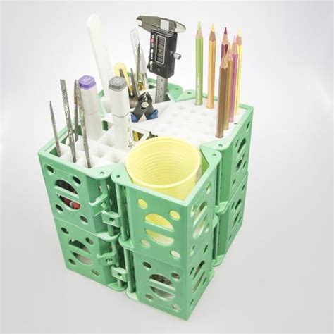 Stl File Modulo 8 Modular Desk Organizer・design To Download And 3d Print・cults