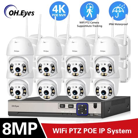 Oh Eyes C Mara Ip De Seguridad Para Interiores Y Exteriores Kit De Nvr