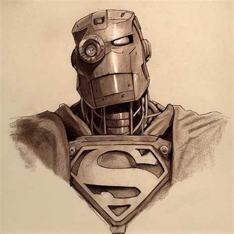 If Superman Was An Ancient Robot by iamrudja on DeviantArt