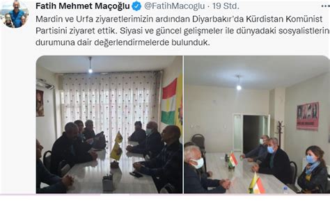 Tunceli Nin Kom Nist Belediye Ba Kan Fatih Mehmet Ma O Lu Diyarbak R