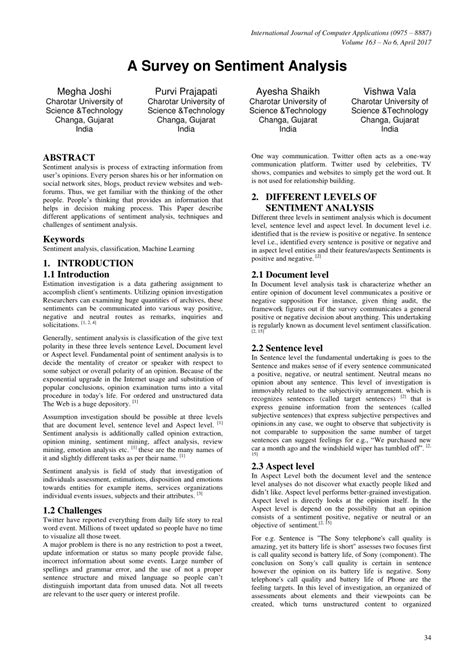 Pdf A Survey On Sentiment Analysis