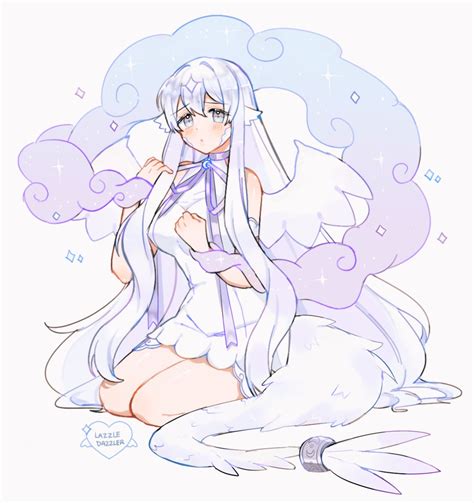 「hehe My Love For Summoner Caused Me To 」aurora ꒰ঌ🤍໒꒱ Vtuber 🌙🐉のイラスト