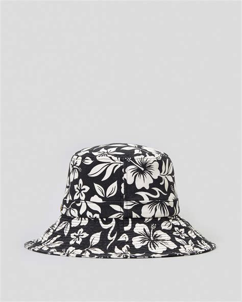 Shop Billabong Toko Sands Bucket Hat In Black Fast Shipping Easy