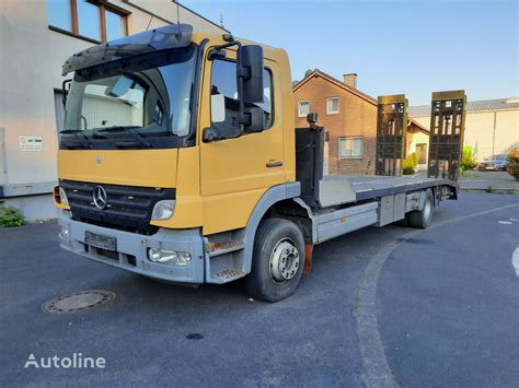 Camion bisarca MERCEDES BENZ Atego 1623 Járműszállító csörlővel és