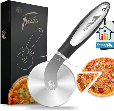 FlyWave Roulette à Pizza Pointu Professionnel Roulette Pizza Coupe