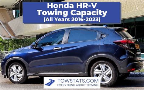 Honda Towing Capacity Chart