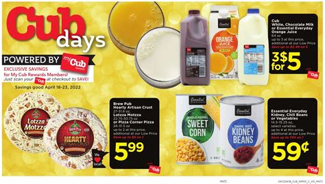 Cub Foods Ad Circular 04 18 04 23 2022 Yulak