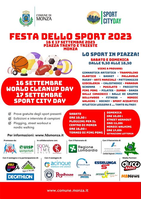 Festa Dello Sport E Settembre Nuova Artistica Monza Asd