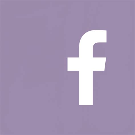 Purple Facebook icon | Ios app icon design, App icon, App icon design