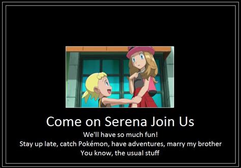 Bonnie Serena Meme Pokemon Funny Pokemon Ash And Serena Catch Pokemon