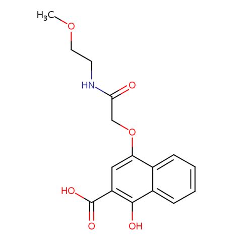 Hydroxy Methoxyethyl Amino Oxoethoxy Naphthoic Acid