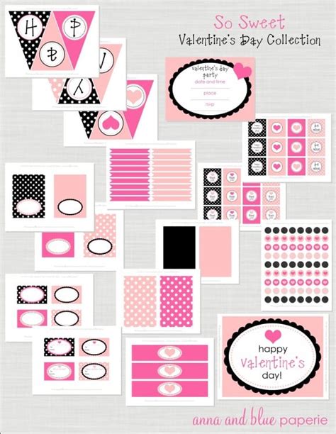 Free Valentine S Day Party Printables From Anna And Blue Paperie