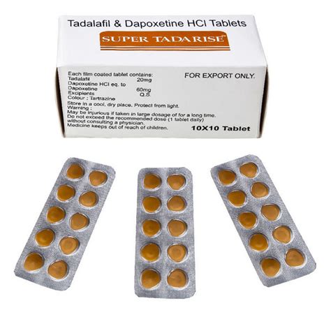 Super Tadarise En Venta En España Dapoxetina Tadalafil Comprar En