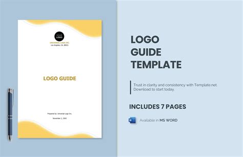 Logo Guide Template in Word - Download | Template.net