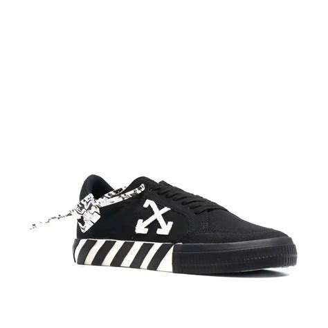 Off White Vulcanized Low Black White Arrow Droper