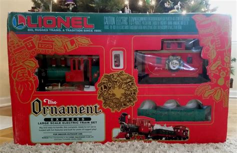 Vintage Lionel Large G Scale The Ornament Express Christmas Train