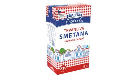 Smetana ke šlehání trvanlivá Jihočeská Madeta 31 v akci levně Kupi cz