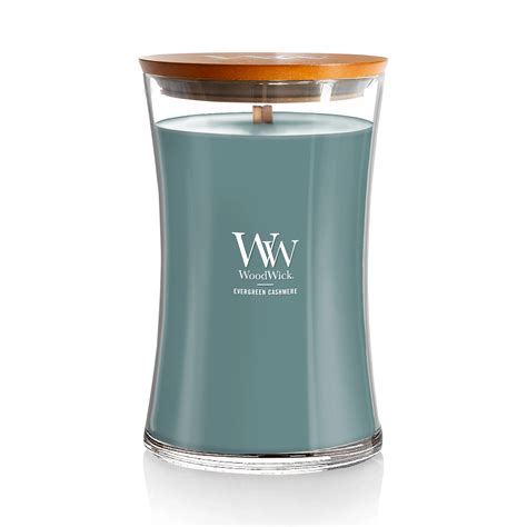 Evergreen Cashmere WoodWick Large Hourglass Candle Large Hourglass