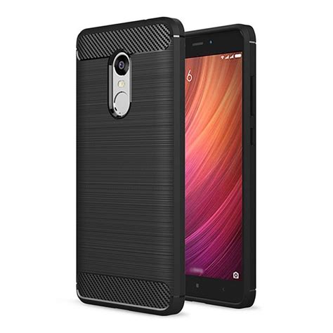 Black Xiaomi Redmi Note X High Quality Brushed Carbon Fiber Drop