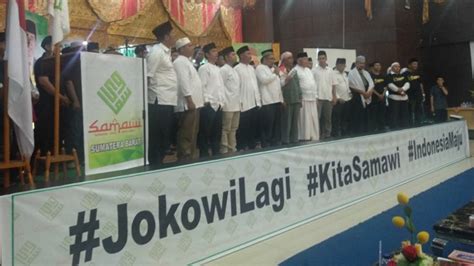 Solidaritas Ulama Muda Sumbar Deklarasi Dukungan Untuk Jokowi Maruf