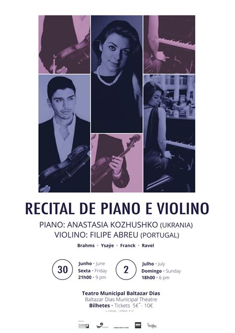 Recital De Violino E Piano Agenda Portal NetMadeira