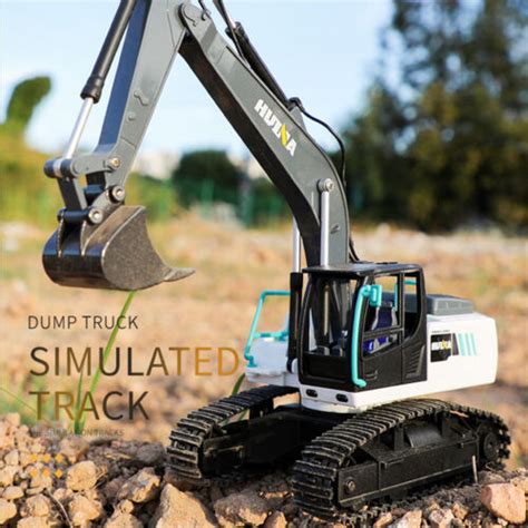 Pcs Rc Excavator Dump Truck Remote Control Set Huina Toy