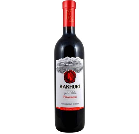 WINO KAKHURI PIROSMANI RED SEMI DRY 0 75L Iconselection Pl