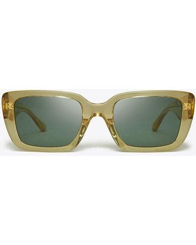 Green Tory Burch Sunglasses For Women Lyst