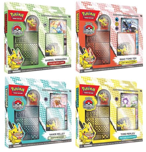 Pokemon Tcg 2023 World Championship Set De 4 Ingles Poke Raymi Store