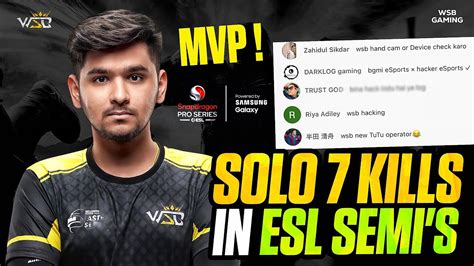 33 POINTS IN SINGLE MATCH IN ESL SOLO 7 KILL RAIDEN WSB GAMING