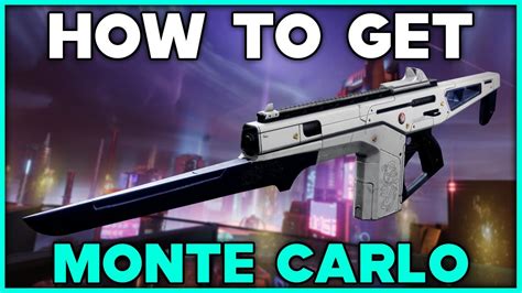 Destiny How To Get Monte Carlo Exotic Auto Rifle Youtube