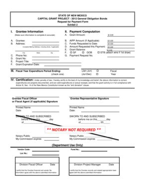 Fillable Online Nmstatelibrary Capital Grant Project General