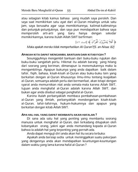 Cara Baru Hafal Quran Abdul Muis Halaman 56 PDF Online PubHTML5