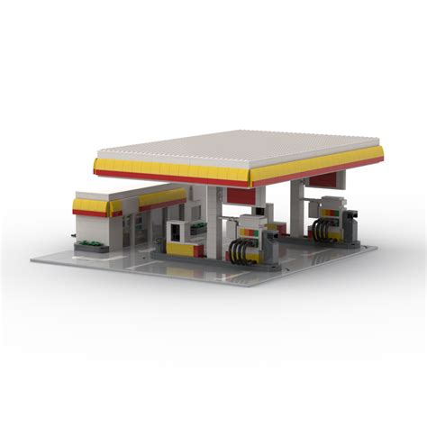 LEGO MOC gas station by lego_xtremcar | Rebrickable - Build with LEGO