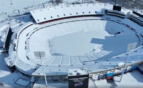 Report Reveals How Much Snow Fell Near Buffalo Bills Stadium