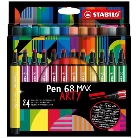 Premium Filzstift Mit Dicker Keilspitze STABILO Pen 68 MAX ARTY