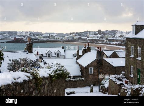 A Rare Snowfall Garrison Hill Hugh Town St Mary S Isles Of Scilly