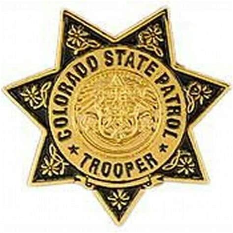 Colorado State Patrol TROOPER Mini Badge Lapel Pin - Etsy