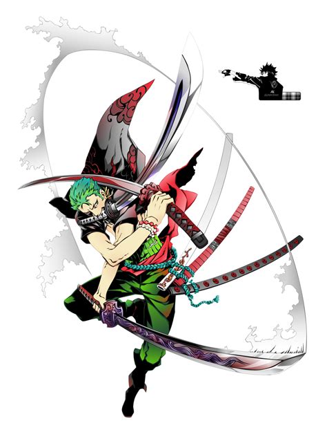 Renderroronoa Zoro By Ahmedmega On Deviantart