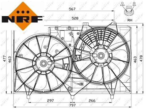 NRF 47565 Lüfter für Motorkühlung Lüfter Motorkühlung Motorlüfter eBay