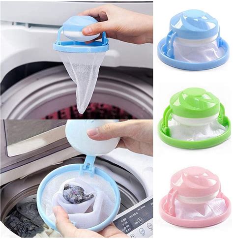 Amazon Yuniole Pc Home Floating Lint Hair Catcher Mesh Pouch