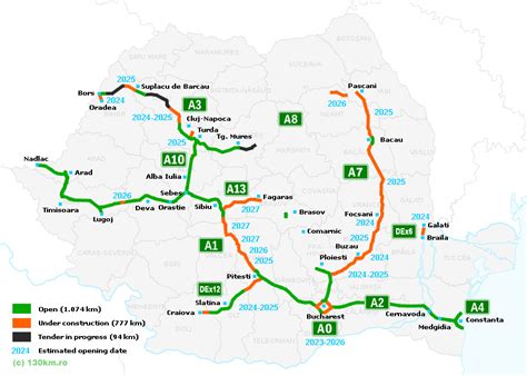 A Motorway Bucharest Bors Transylvania Motorway