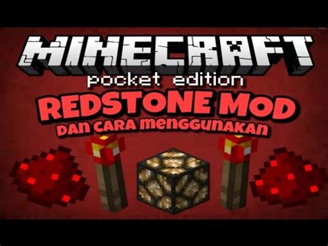 Minecraft PE Redstone Mod Mod Paling Keren DiMCPE Redstone Stuff