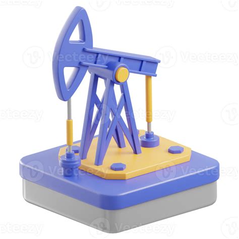 Oil Drilling Machine 3d illustration 47246811 PNG