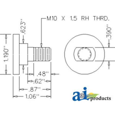 Ford | New Holland 442 Disc Mower Bolt Kit, Disc Mower Blade