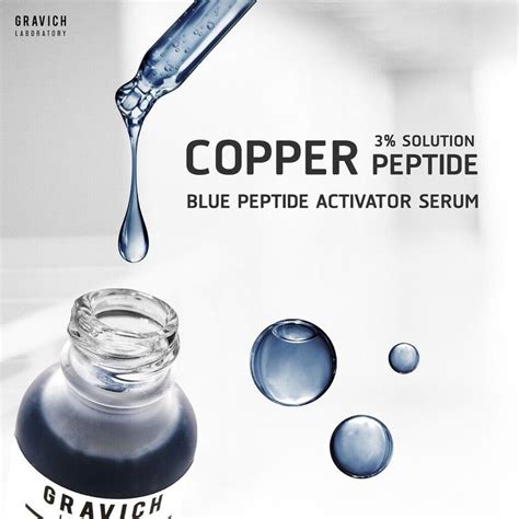 Gravich Blue Peptide Activator Serum 3% Copper Clear Acne Hole Scars ...