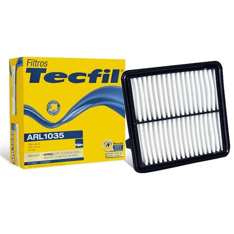 Filtro Ar Motor Original Tecfil Honda City Lx 1 5 16v 2013 R 93 00