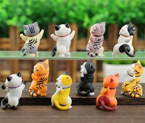 Dancing Cats Chibi Statues Midori Ts