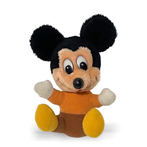 VINTAGE MICKEYS CHRISTMAS Carol Mickey Mouse Plush Stuffed Animal Walt ...