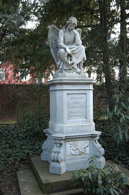 Grabst Tte Vom Winterhalter Auf Dem Frankfurter Hauptfriedhof Franz